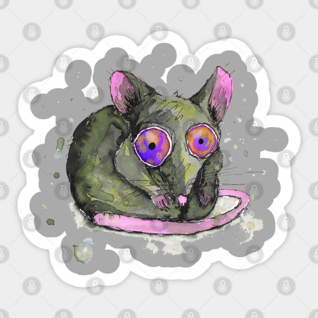 Rat Sticker by Bwiselizzy